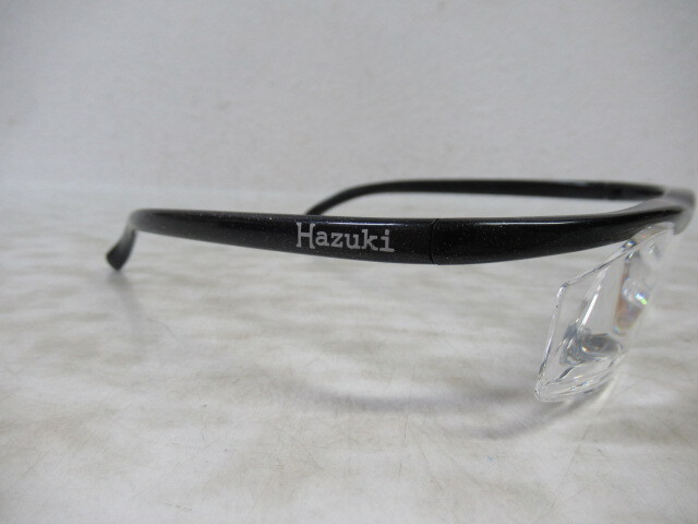 ◆S520.Hazuki ハズキ ルーペ コンパクト 黒ラメ 1.6X/中古の画像3