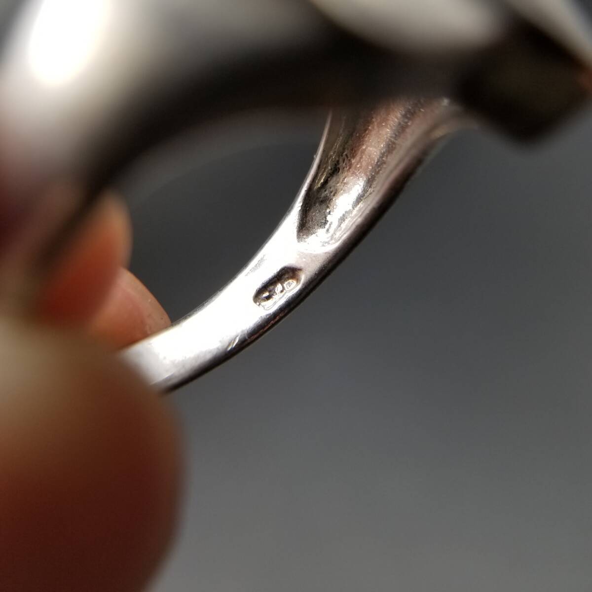 ジグザグ カット デザイン モダン スタイリッシュ 925 ヴィンテージ シルバー リング 指輪 ジュエリー 輸入 Y14-S_画像5