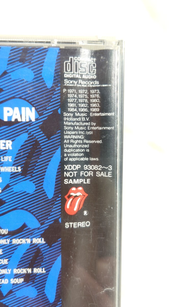 激レア 非売品 プロモCD ローリングストーンズ Rolling Stones THE PLEASURE OF PAIN SONY 2CD japan only 貴重 希少 アルバム 241家04041_画像8