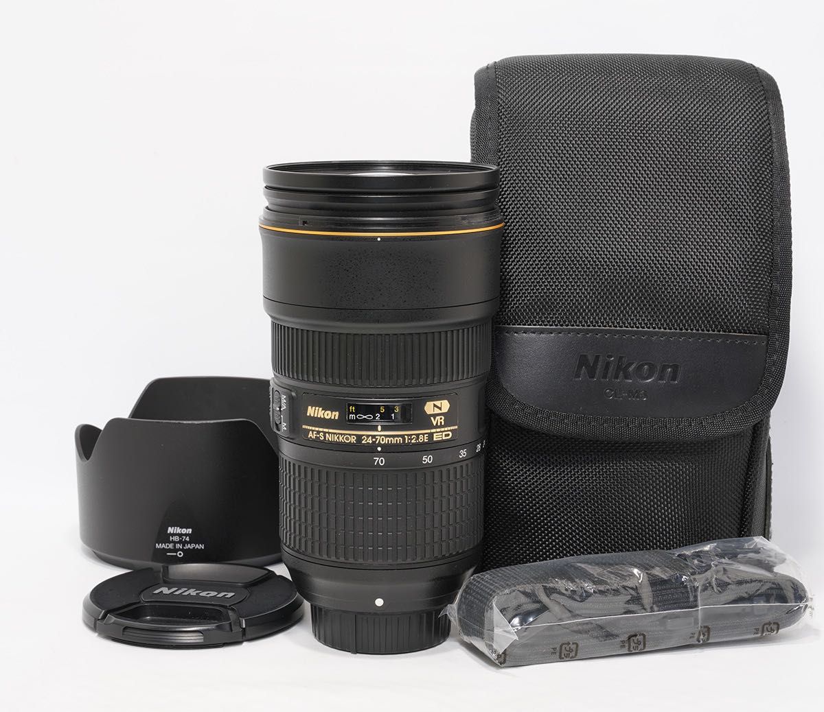 動作保証 Nikon ニコン AF-S NIKKOR 24-70mm F2.8E ED VR ケース付き 良品