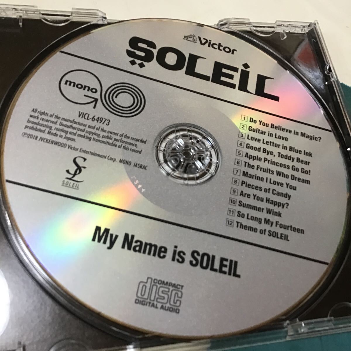 【合わせ買い不可】 My Name is SOLEIL CD SOLEIL_画像6