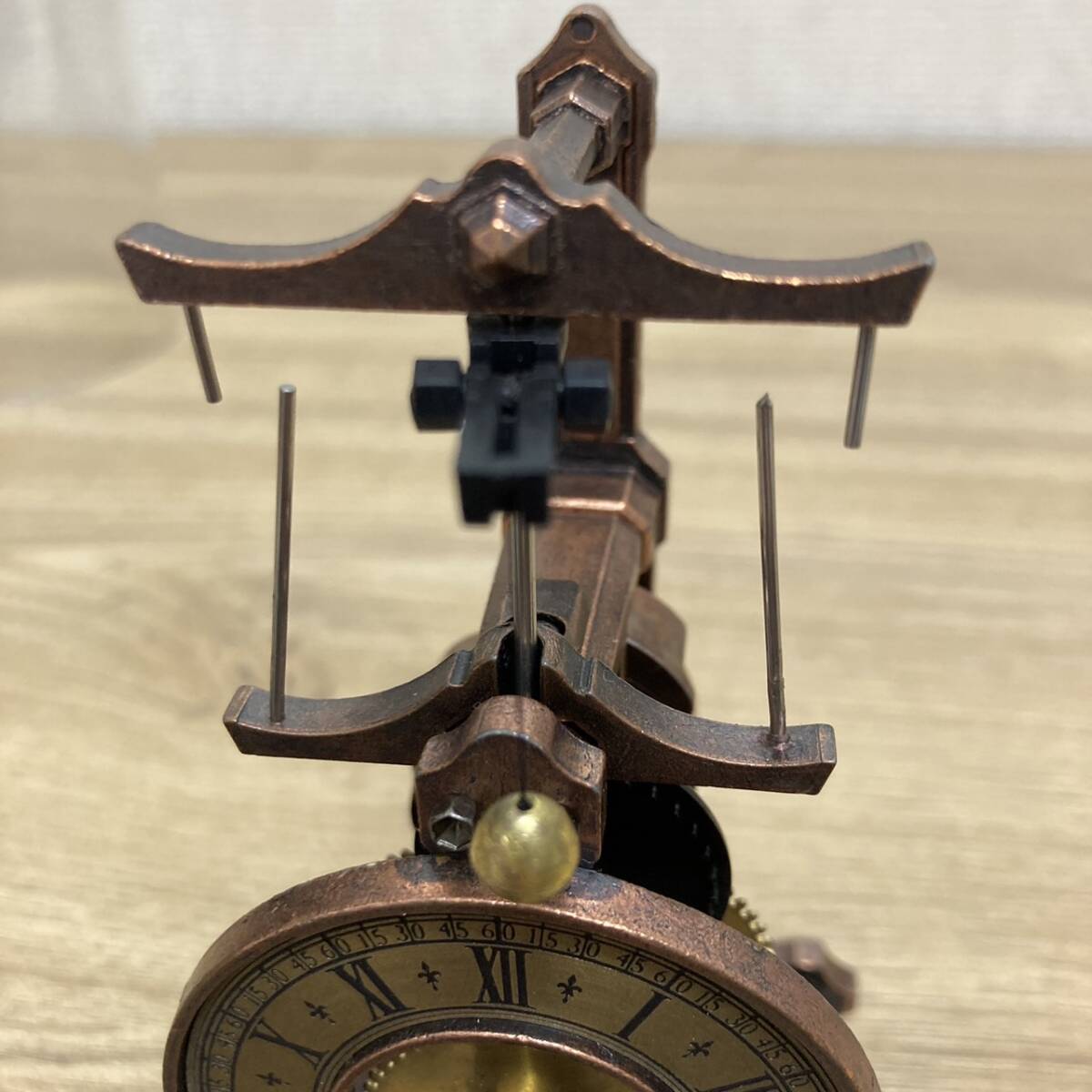 [4-4]トミー ギルドクロック ゼンマイ式 からくり時計 TOMY guild clock ジャンクの画像4