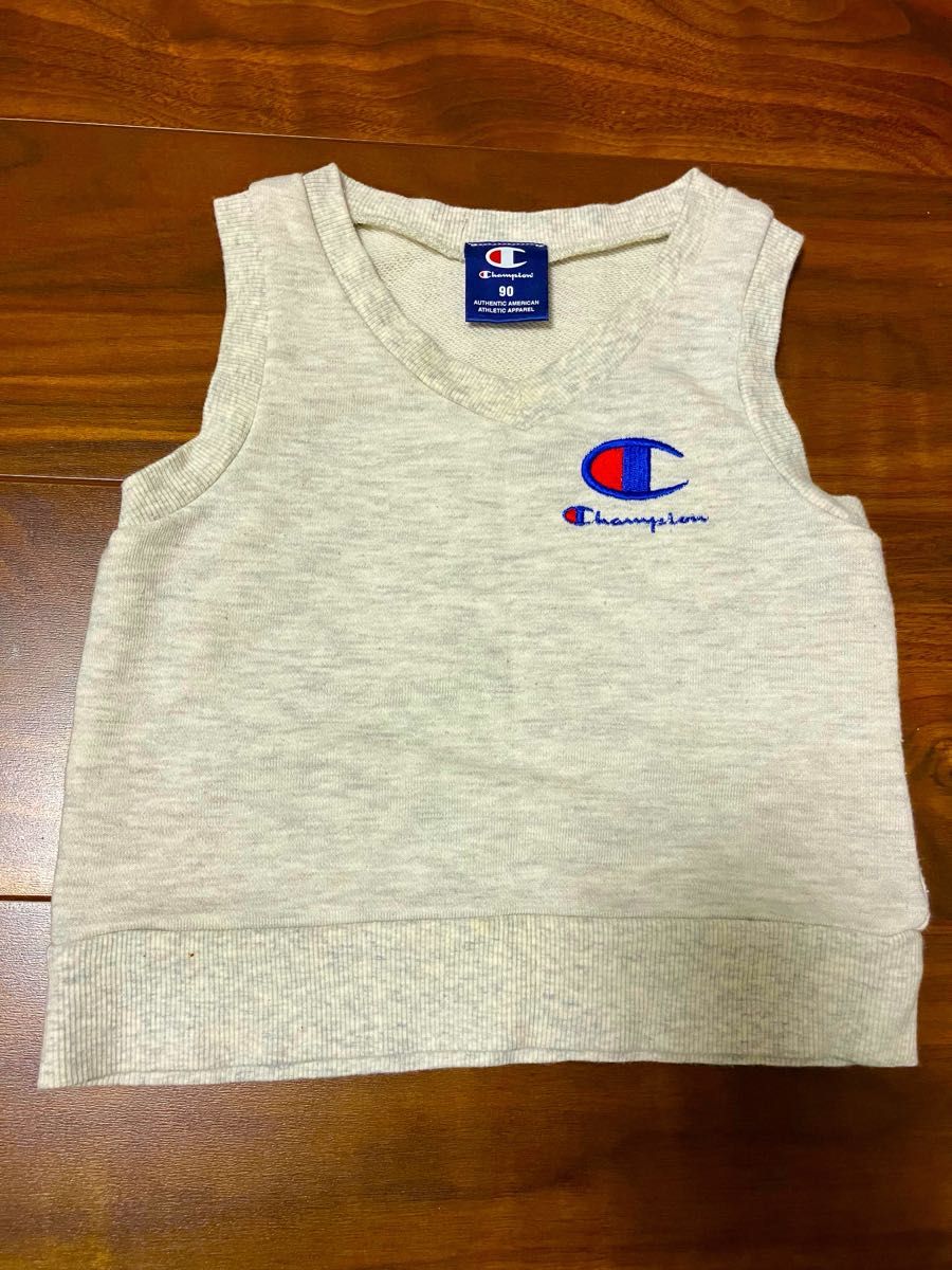 ●美品●Championチャンピオン ベスト90 グレー