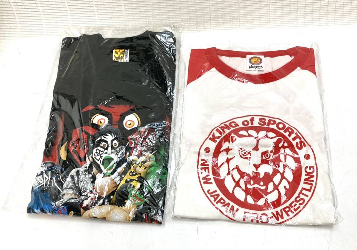 新日本プロレス グレートムタ 愚零闘武多 Tシャツ 1999年 KUSHIDA×ライオンマーク Tシャツ 新日本プロレスリング 2枚 まとめ売りの画像2