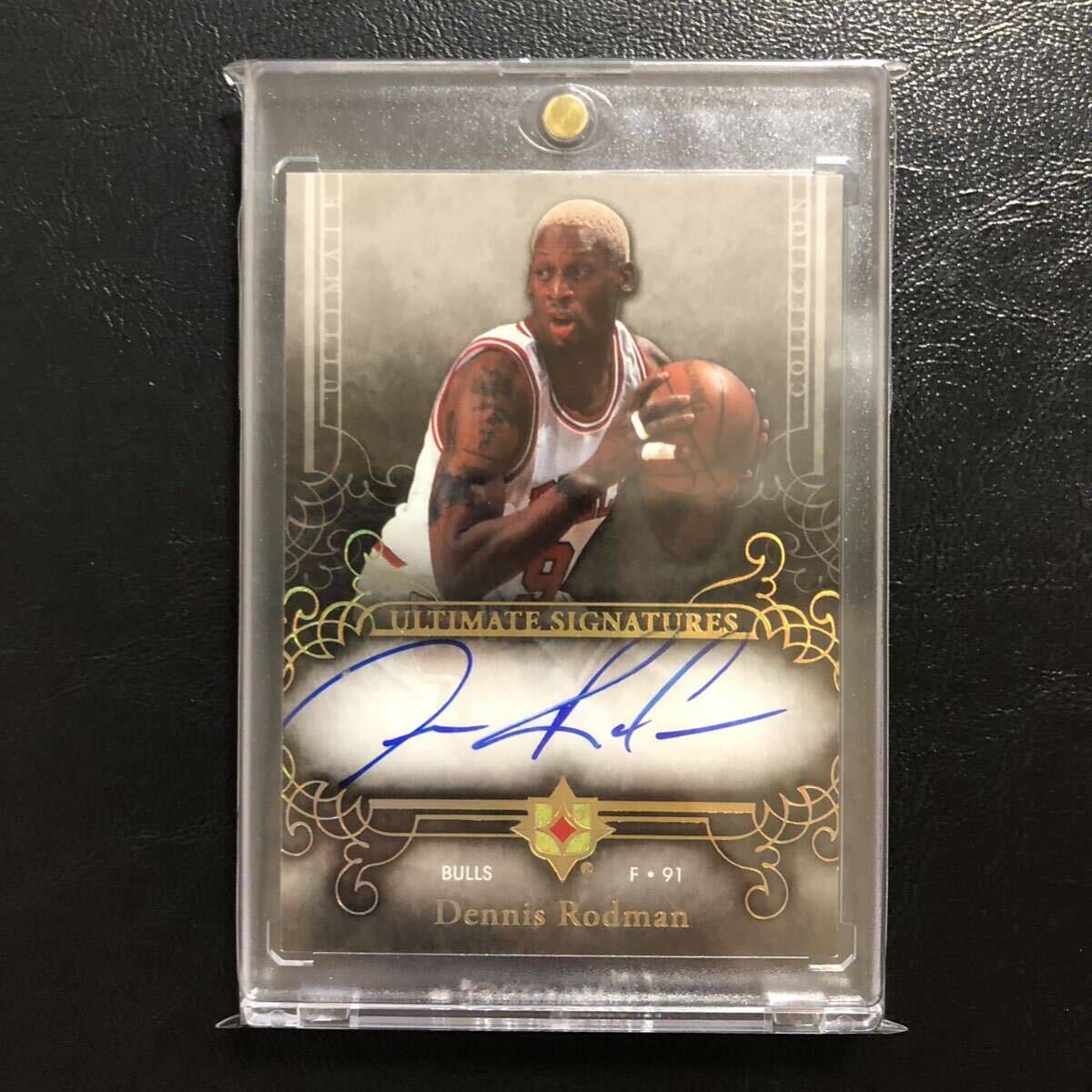 UPPER DECK 2006-07 NBA ULTIMATE COLLECTION Dennis Rodman Auto card アッパーデック デニス ロッドマン 直筆サインカードの画像7