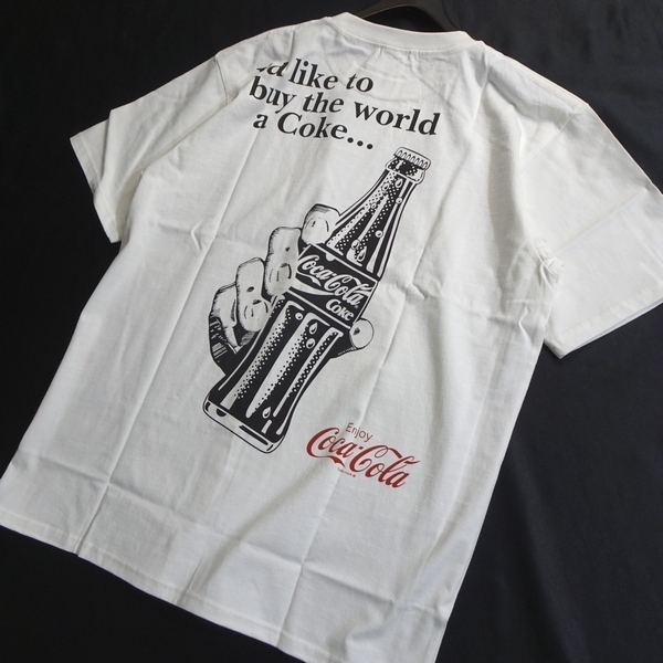 AVIREX アヴィレックス 新品 COKE 70s POP ART T-SHIRT 70年代 バックプリント 半袖 綿100% Tシャツ 3134110 030 XL ▲012▼kkf306usの画像5