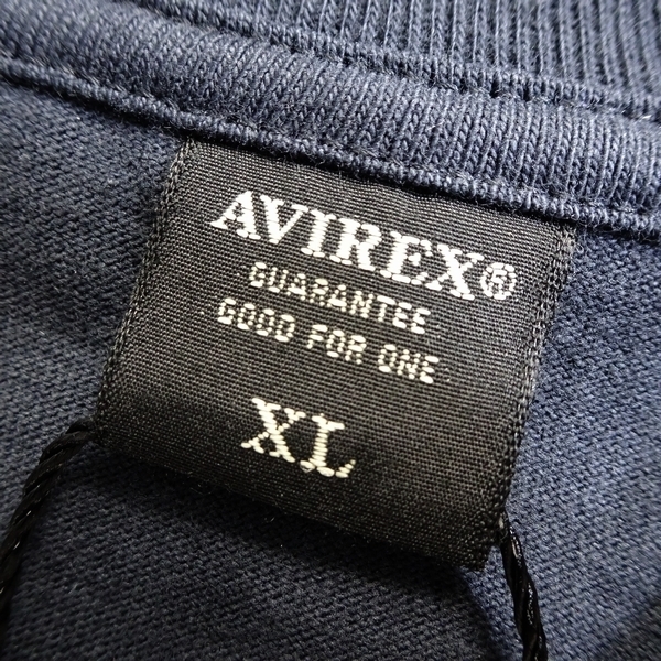 AVIREX アヴィレックス 新品 ダストデビル パッチ 刺繍ワッペン ミリタリー 綿100％ 半袖 Tシャツ 3134046 120 XL ▲015▼kkf251usの画像8