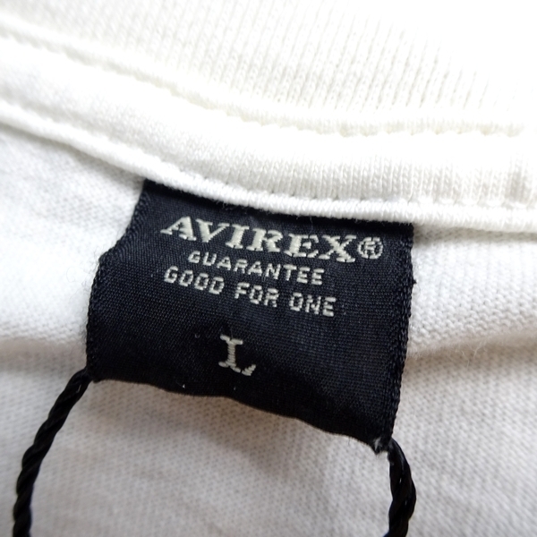 AVIREX アヴィレックス 新品 春夏 製品染め 綿100% フェイド ウォッシュ シガー ポケット 半袖 Tシャツ 3134051 033 XL ▲015▼kkf279usの画像6