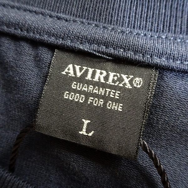 AVIREX アヴィレックス 新品 サンダーバーズ 刺繍ワッペン パッチ プリント ミリタリー 綿混 半袖 Tシャツ 3134052 120 L ▲015▼kkf300us_画像6