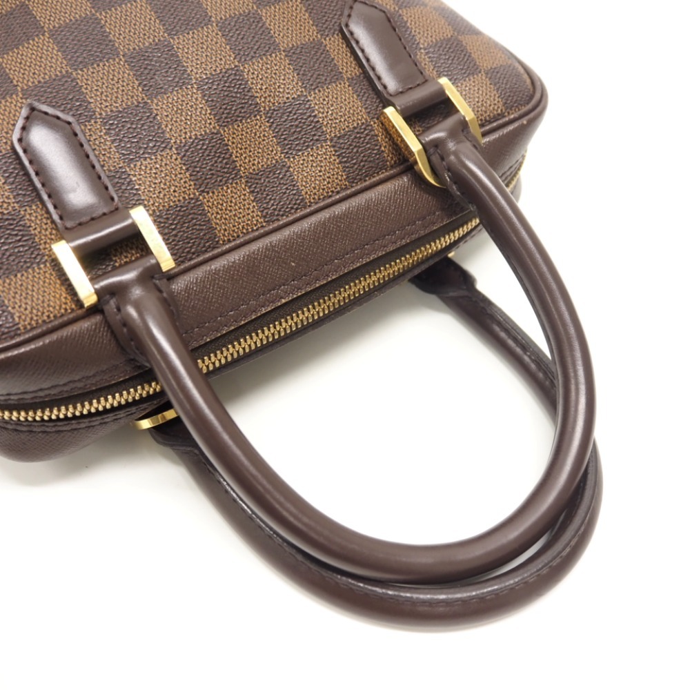 LOUIS VUITTON/ルイヴィトン ビトン N51150 ブレラ ダミエ レザー ハンドバッグ ブラウン レディース ブランド_画像5