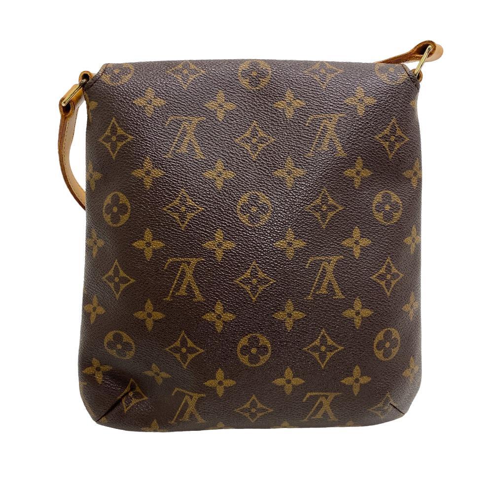 LOUIS VUITTON/ルイヴィトン ビトン M51258 ミュゼットサルサ　ショートストラップ モノグラム レザー ショルダーバッグ ブラウン