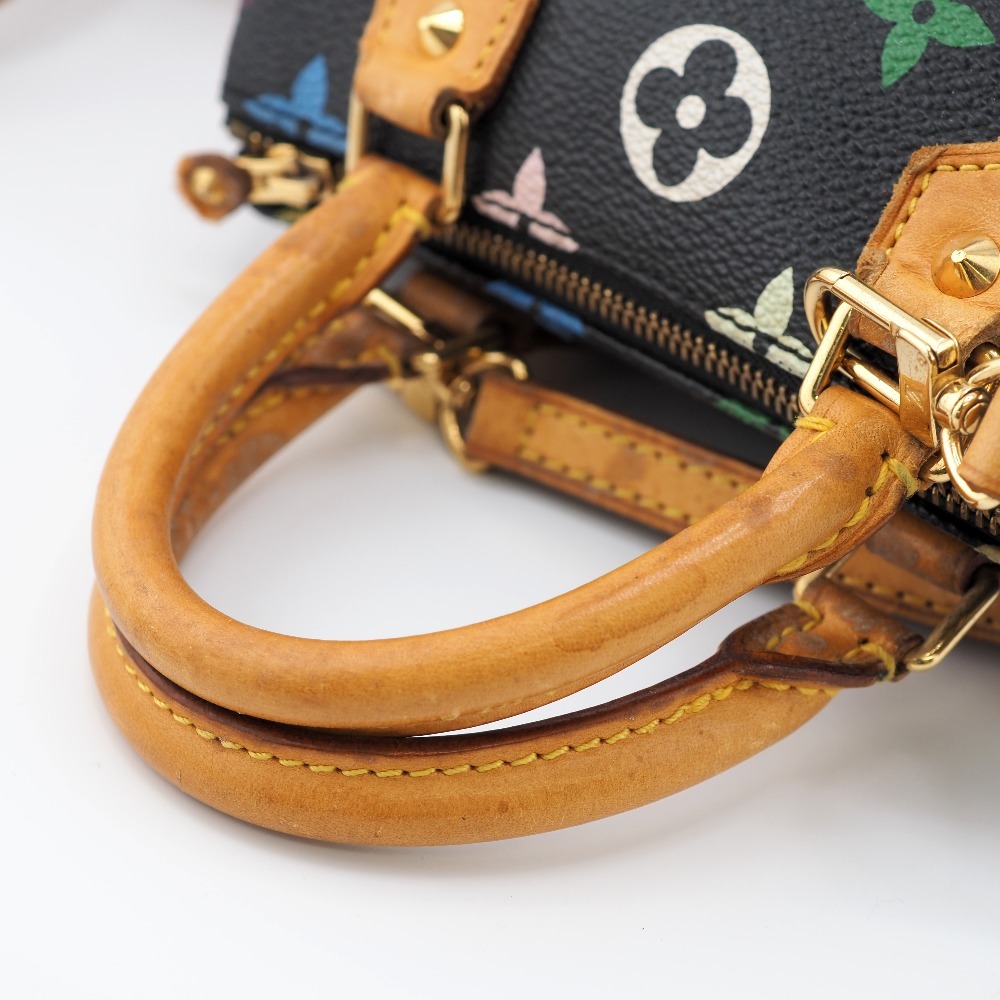 LOUIS VUITTON/ルイヴィトン ビトン M92644 ミニスピーディー ミニボストンバッグ ハンドバッグ ブラック レディース ブランド_画像7