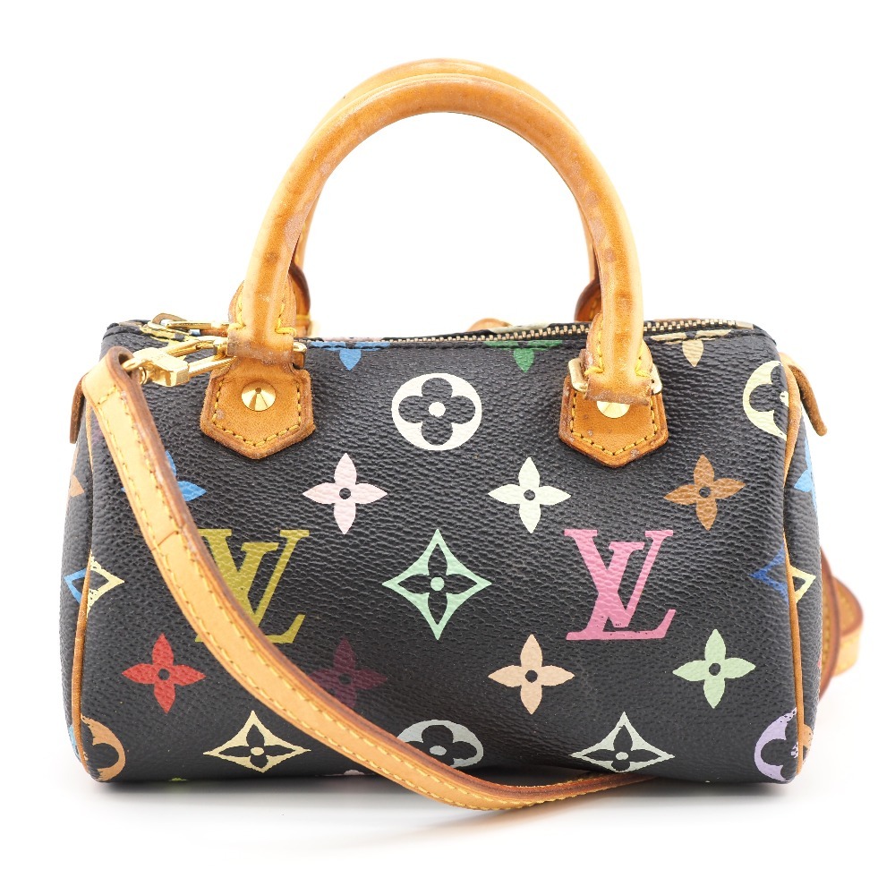 LOUIS VUITTON/ルイヴィトン ビトン M92644 ミニスピーディー ミニボストンバッグ ハンドバッグ ブラック レディース ブランド_画像1