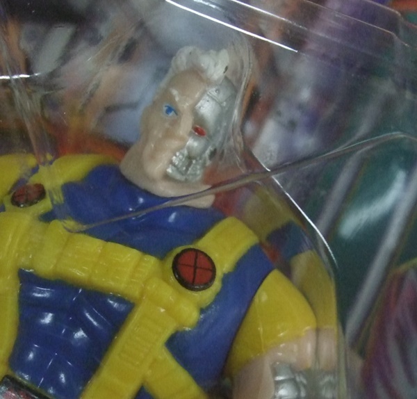 VINTAGE 90s X men X-MAN X-FORCE кабель CABLE CYBORG фигурка * кукла нераспечатанный товар Vintage MARVELma- bell TOY-BIZ