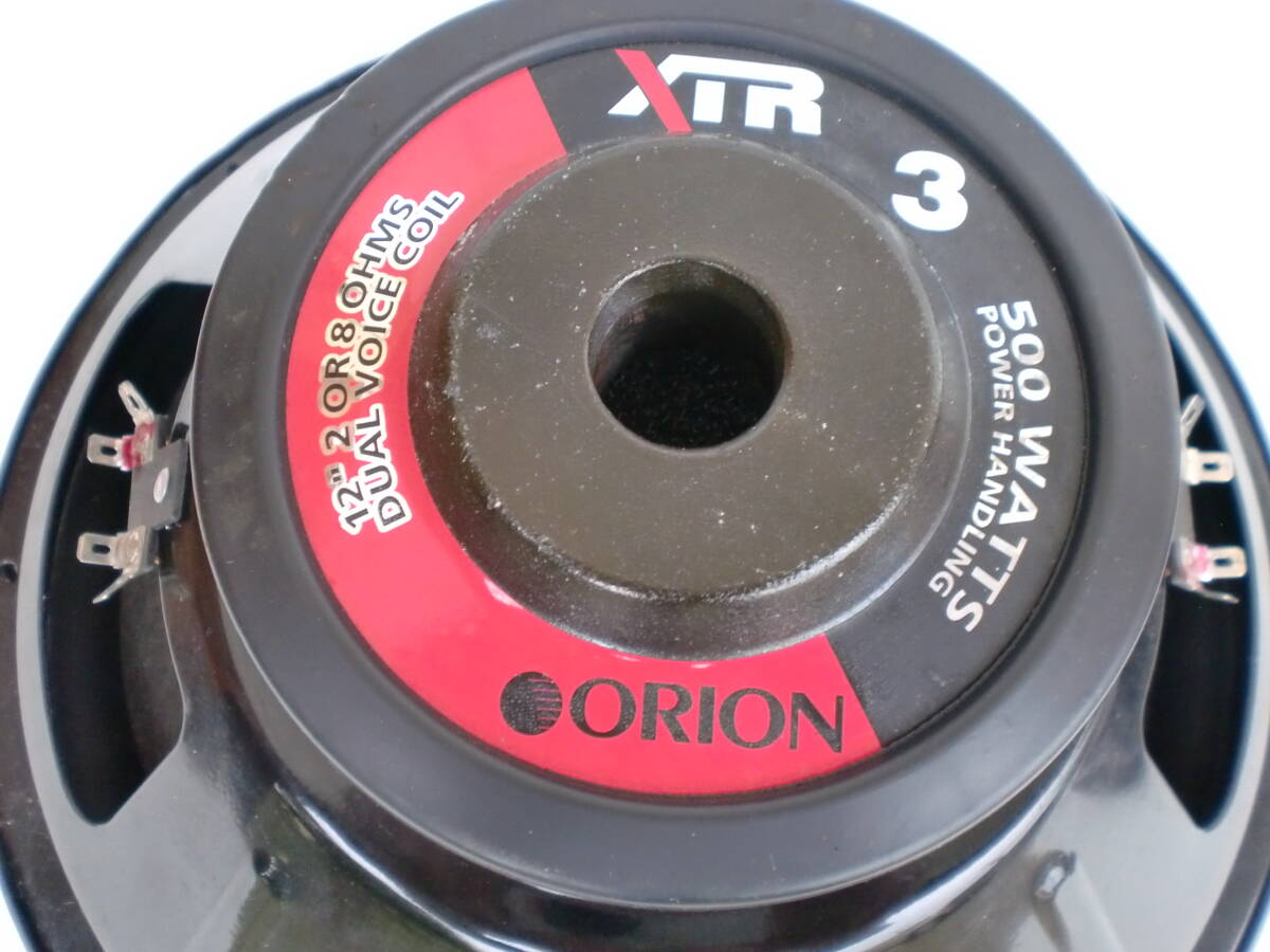 ★ORION 12インチ 2 o r8Ω DUAL VOICE COIL 500WATTS ２発 ★動作未確認ジャンク扱い品★の画像7