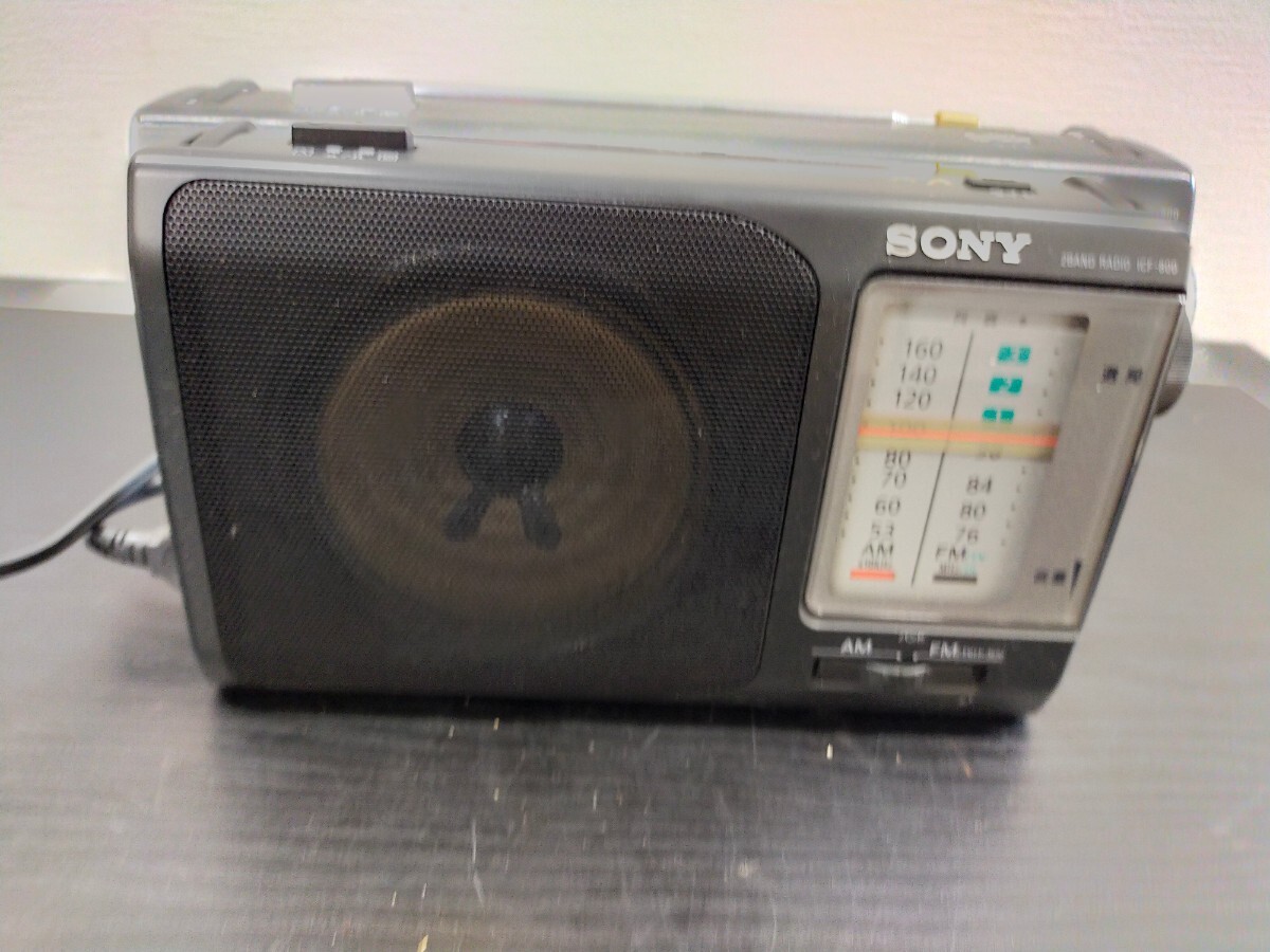 SONY ソニー FM AM ラジオ ポータブルラジオ ICF-800 RADIOの画像2