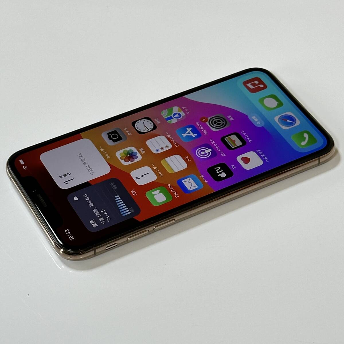 Apple SIMフリー iPhone Xs ゴールド 256GB MTE22J/A iOS17.4.1 アクティベーションロック解除済の画像6