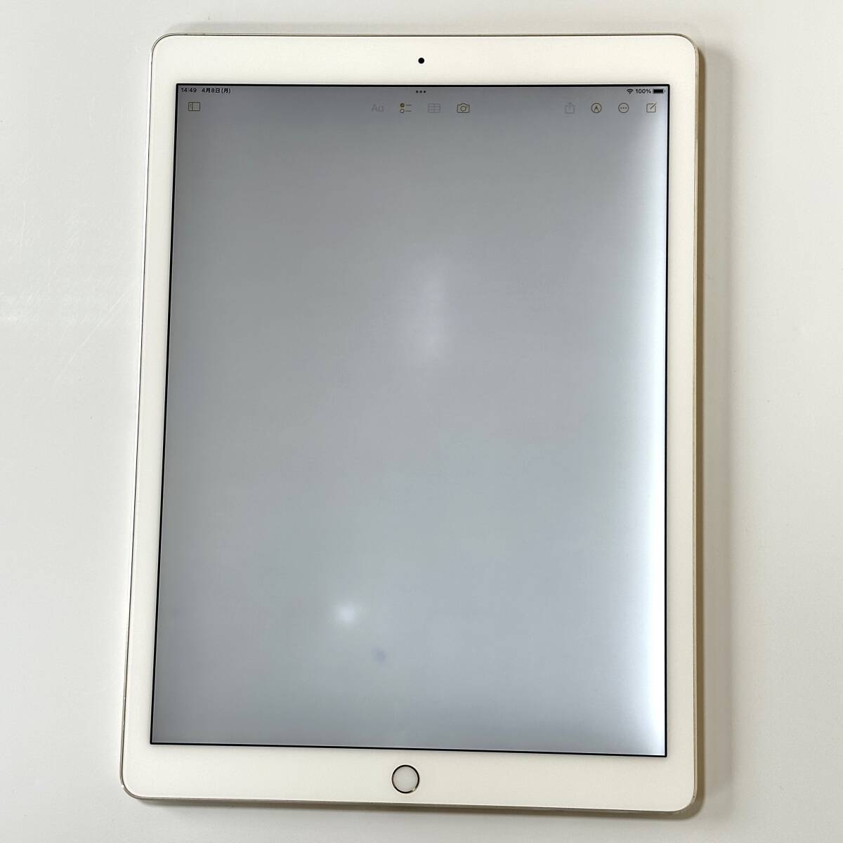 Apple iPad Pro (12.9インチ) ゴールド 32GB ML0H2J/A Wi-Fiモデル iOS16.7.7 アクティベーションロック解除済_画像3