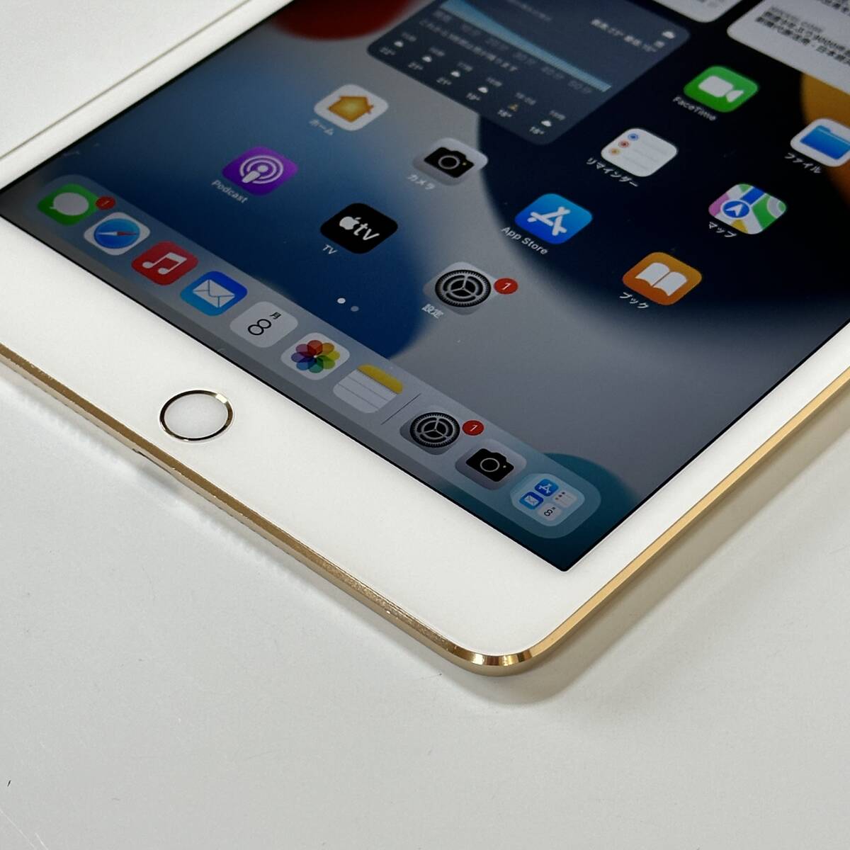Apple SIMフリー iPad mini 4 ゴールド 16GB MK712J/A Wi-Fi+Cellular アクティベーションロック解除済_画像5