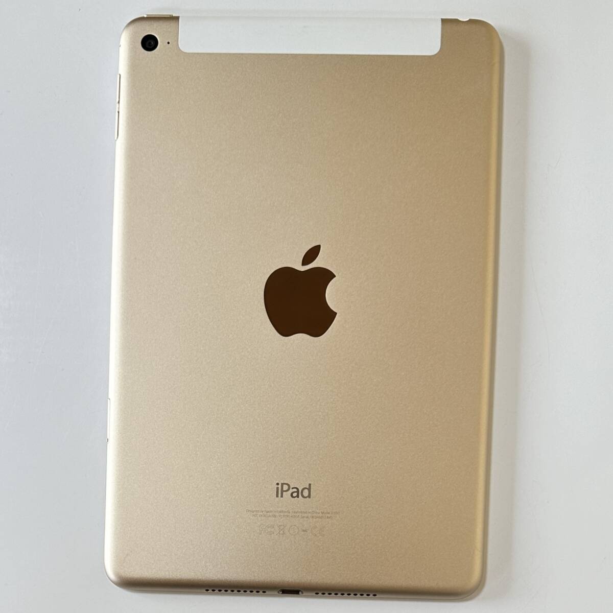 Apple SIMフリー iPad mini 4 ゴールド 128GB MK782J/A Wi-Fi+Cellular アクティベーションロック解除済