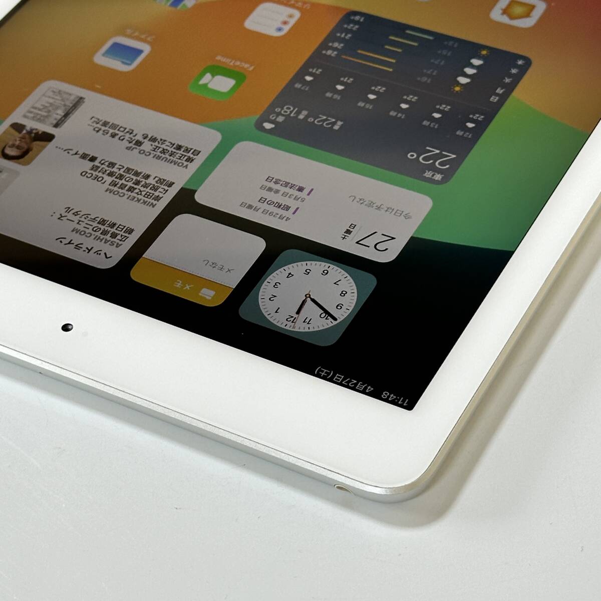 ( прекрасный товар ) Apple iPad ( no. 6 поколение ) серебряный 32GB MR7G2J/A Wi-Fi модель iOS17.4.1 Acty беж .n разблокирован 