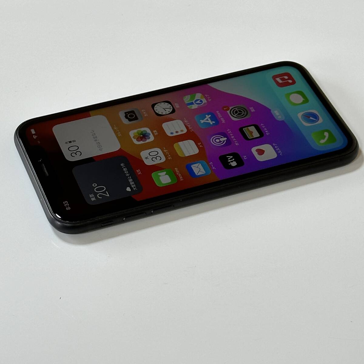 SIMフリー iPhone XR ブラック 64GB MT002J/A バッテリー最大容量92％ アクティベーションロック解除済_画像6