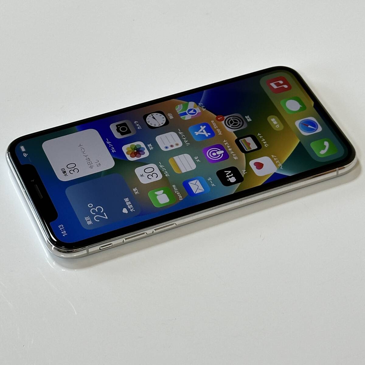 SIMフリー iPhone X シルバー 256GB MQC22J/A バッテリー最大容量83％ アクティベーションロック解除済_画像7