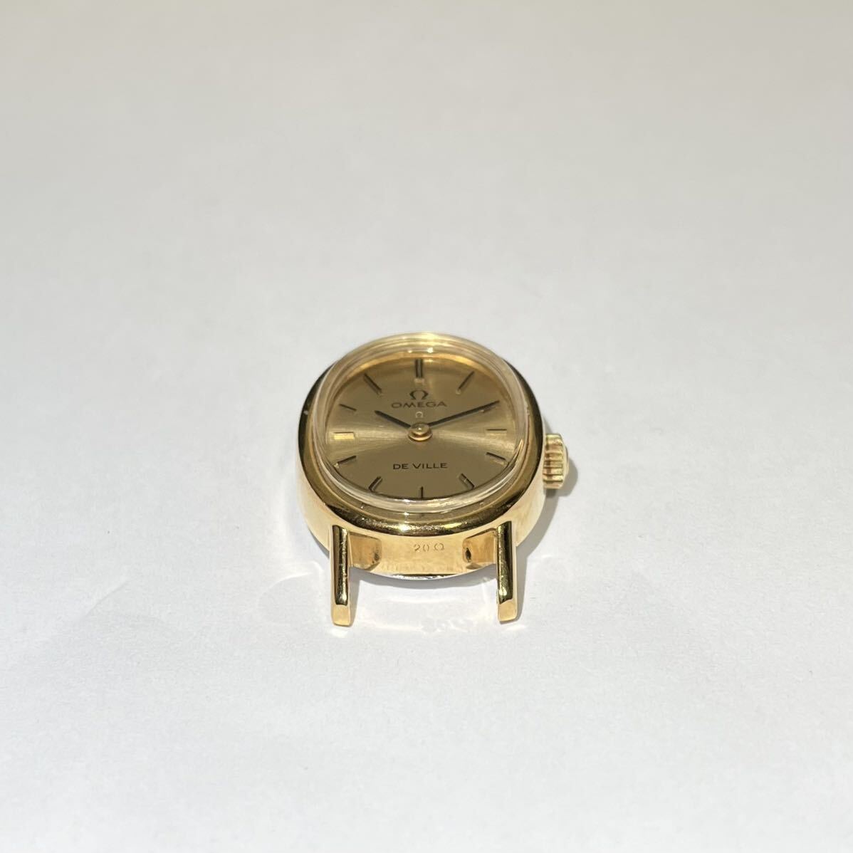 OMEGA DEVILLE オメガ デビル MD511.0553 手巻き 腕時計 本体のみ レディース ゴールドカラーの画像2