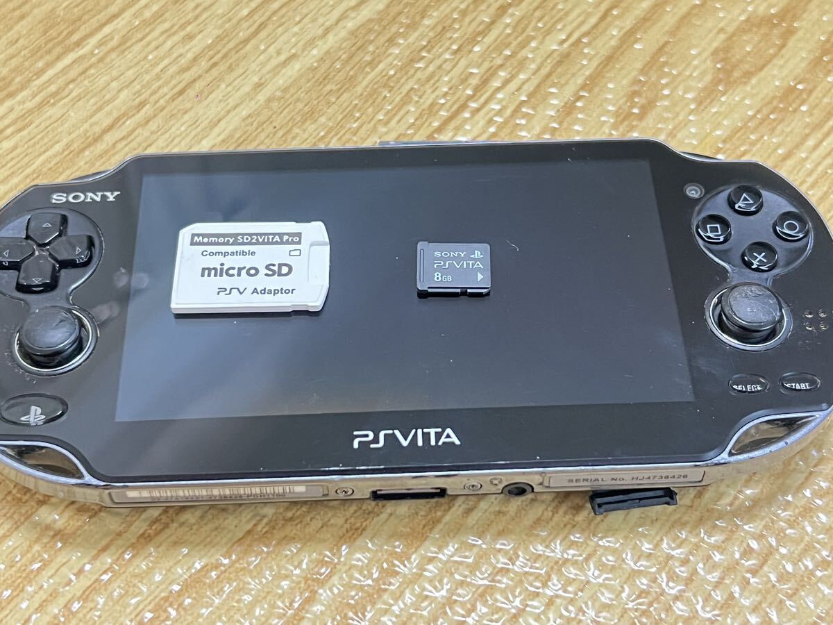 SONY ソニー PSVITA PlayStation Vita PCH-1100ブラック ★動作未確認★_画像6