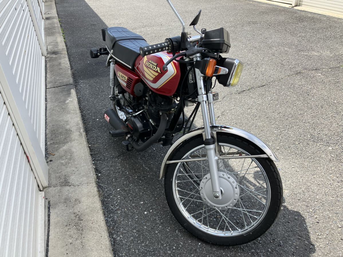 ●　ホンダ　　CＧ１２５　２０２０年製造　エンジン好調　リアタイヤ新品　奈良斑鳩町より　格安配達５００円～_画像5