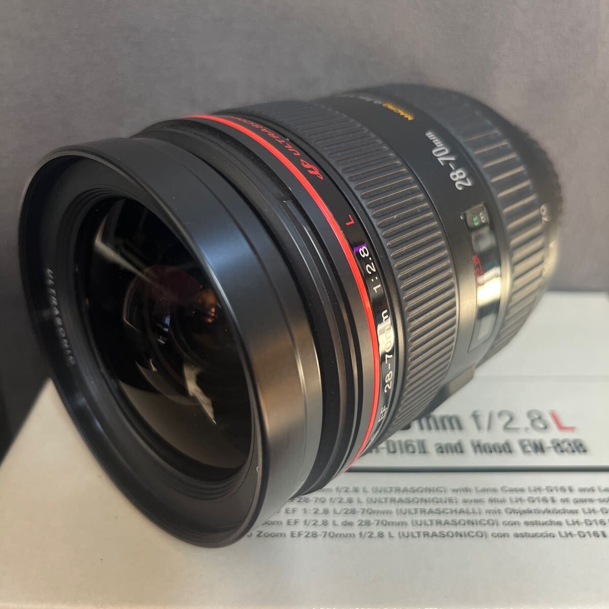 【1円～！】美品 保管品【Canon EF 28-70mm F 2.8L ULTRASONIC】キャノン ズームレンズ ウルトラソニック ブランド 光学機器 カメラ レンズ_画像1