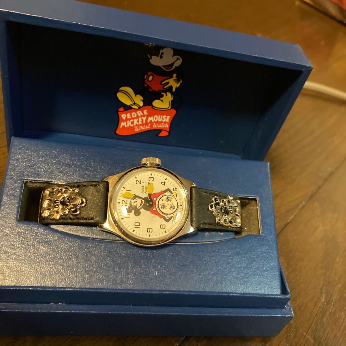 新品未使用青箱レアPedreインガソール社ミッキーマウス8168腕時計　35th記念