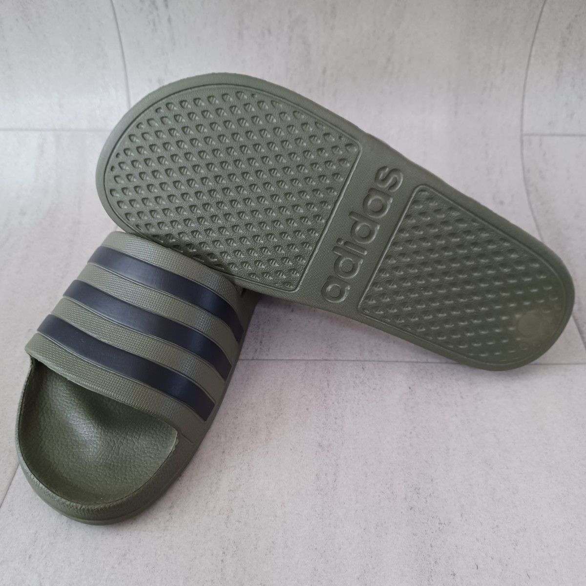 adidas　 スポーツ サンダル Slide / スライド 緑 グリーン　26.5cm