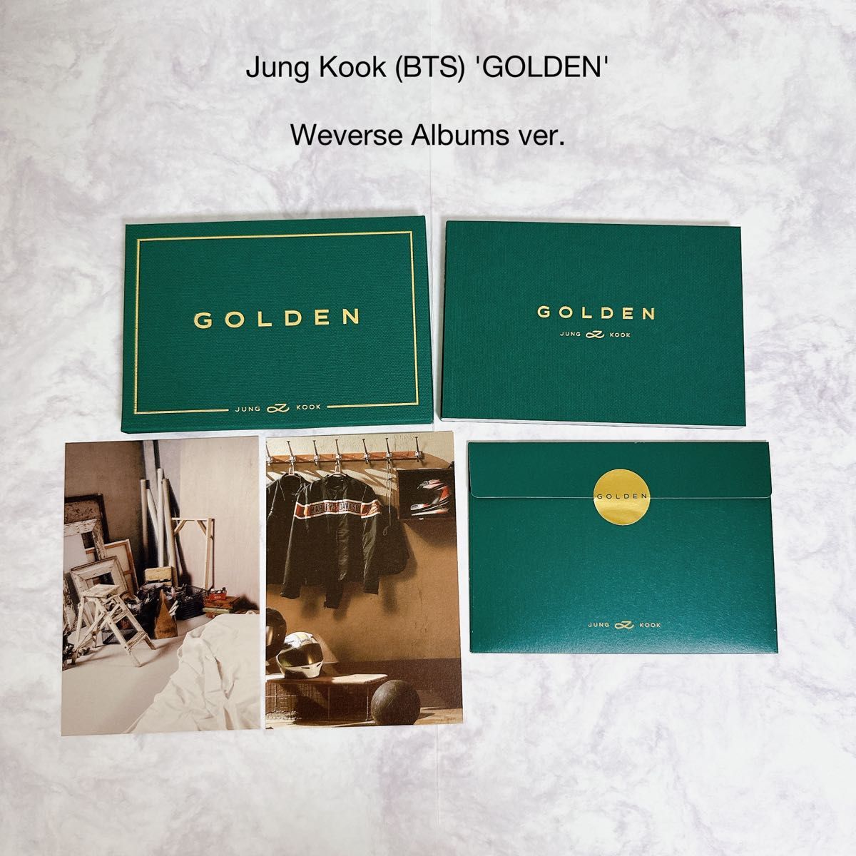 Jung Kook (BTS) 'GOLDEN' Weverse Albums