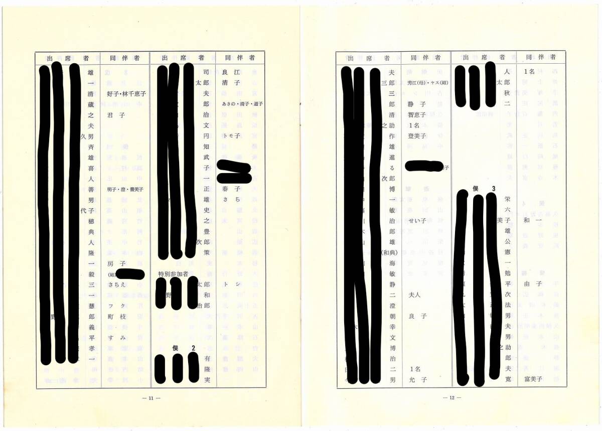 陸軍中野学校 関連資料 参加者名簿の氏名は画像加工していますの画像9