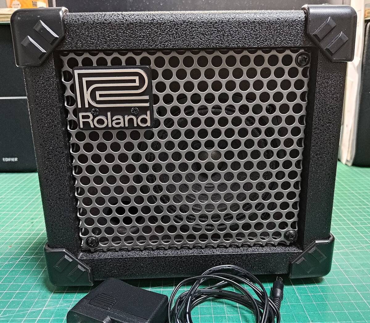 Roland ローランド MICRO CUBE ギターアンプ 社外ACアダプター付きの画像1