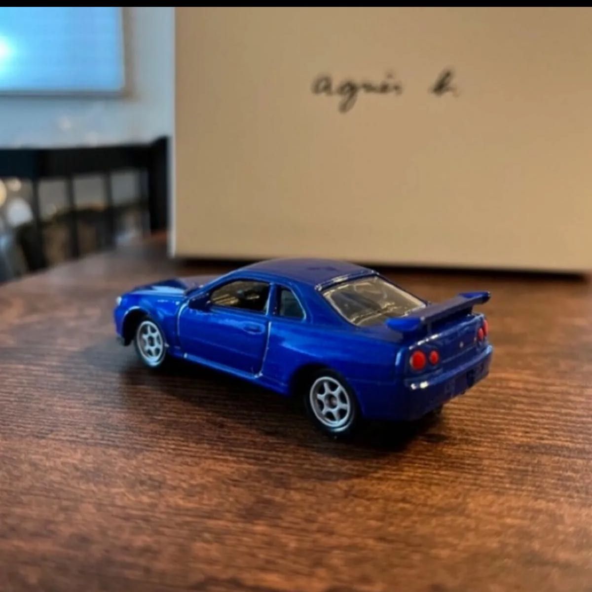 日産　スカイライン　GTR R34ミニカー　Blue