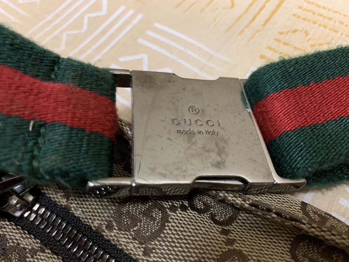 GUCCI ウエストポーチ GGキャンバス GG柄 _画像3