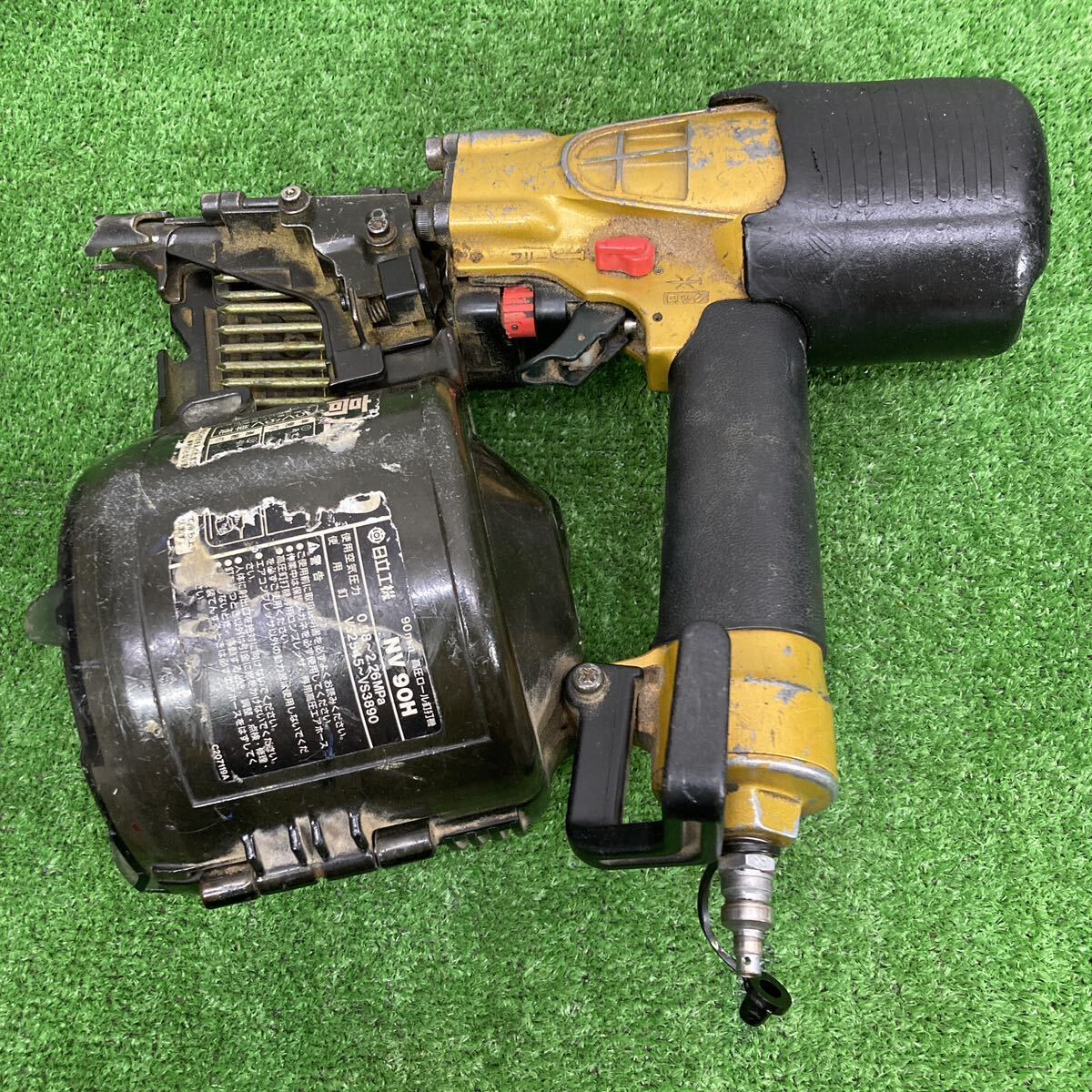 HITACHI 日立工機 90mm 高圧ロール釘打機 NV90H 領収書 2772 HITACHI 日立工機 90mm 高圧ロール釘打機 NV90H 領収書 2772