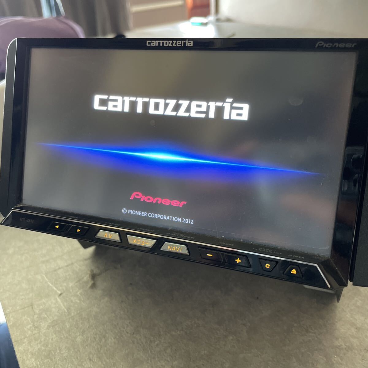 【動作確認済】Pioneer carrozzeria カロッツェリア AVIC-ZH77 HDDナビ 地図2012年 地デジフルセグ Bluetooth内蔵 CD DVD再生OK P60388の画像10