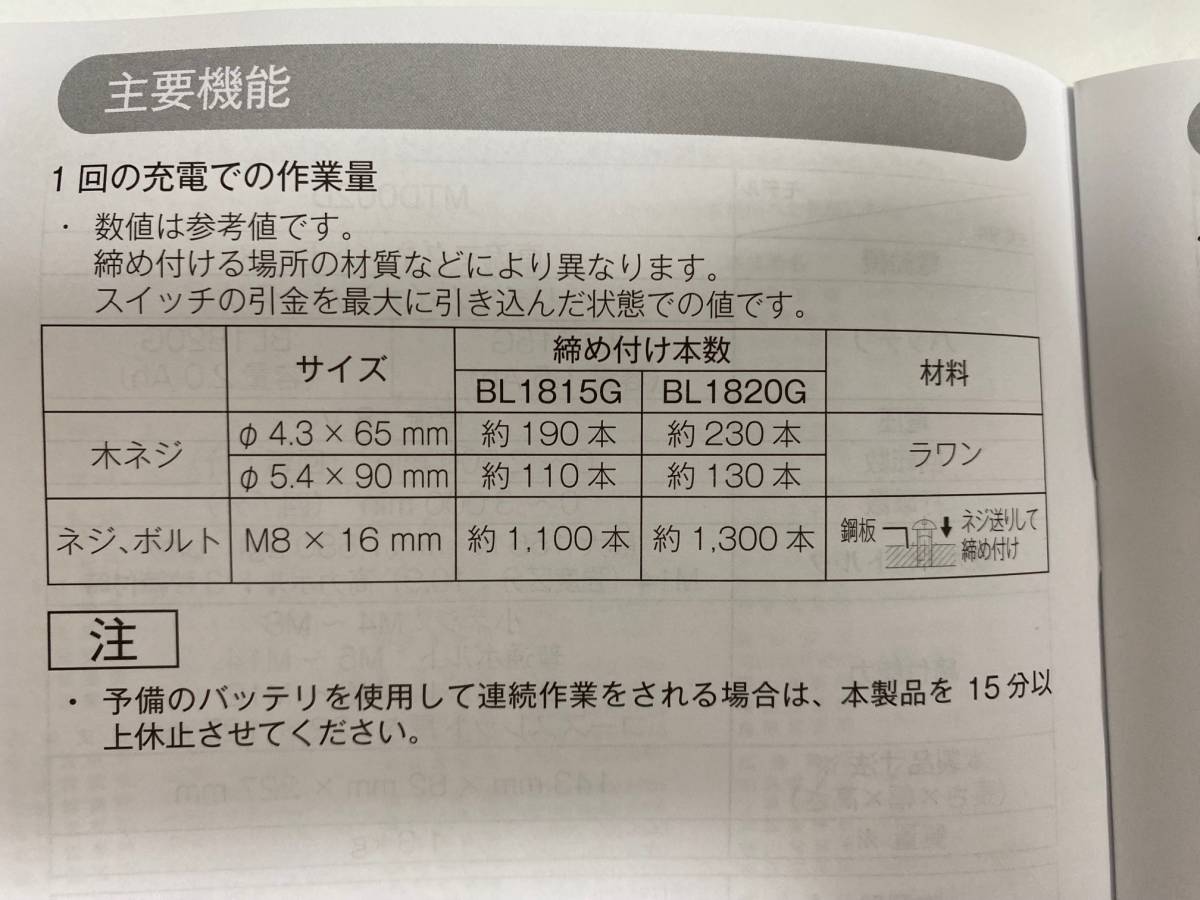 マキタ【makita】インパクトドライバー【新品・送料無料】 新型MTD002DSAX 18V 2.0Ah バッテリ２個・充電器付 【送料無料】_画像2