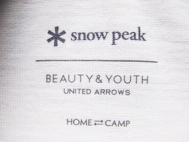 別注 snow peak スノーピーク Tシャツ サイズL_画像5