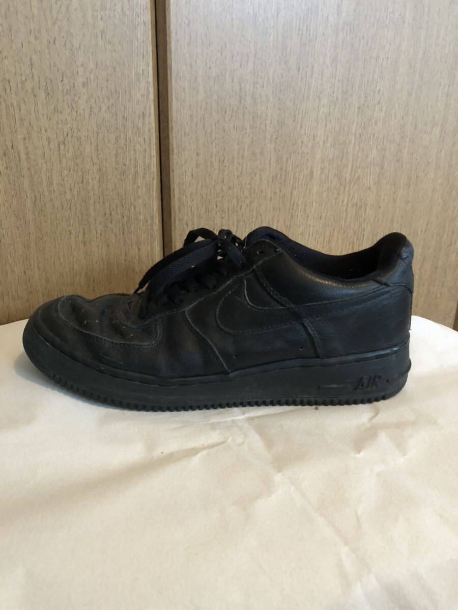 NIKE ナイキ AIR FORCE 1 エアフォース1 オールブラック 26.5センチ 箱無し_画像6