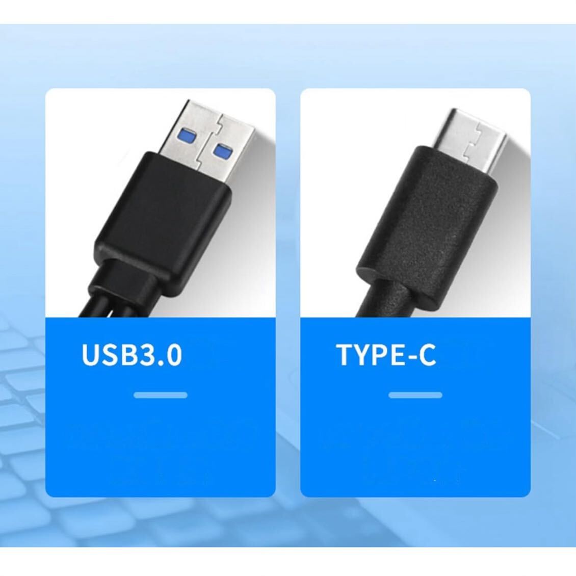 ブルーレイドライブ 外付け 4K 3D USB3.0&Type-C両用 blu-ray CD/VCD/DVD/BD レコ/プレイヤー ブルーレイ対応 WIN7-11/MAC ノートパソコンの画像5