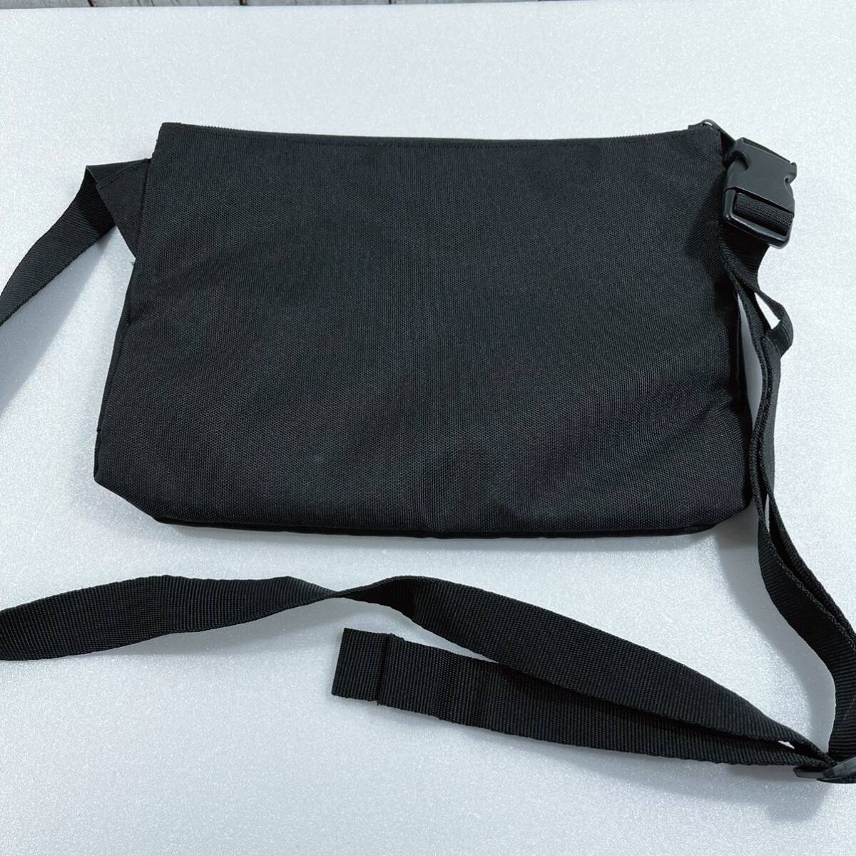 [ beautiful goods ]CORDURA shoulder bag storage great number plain simple bag black case black free shipping 