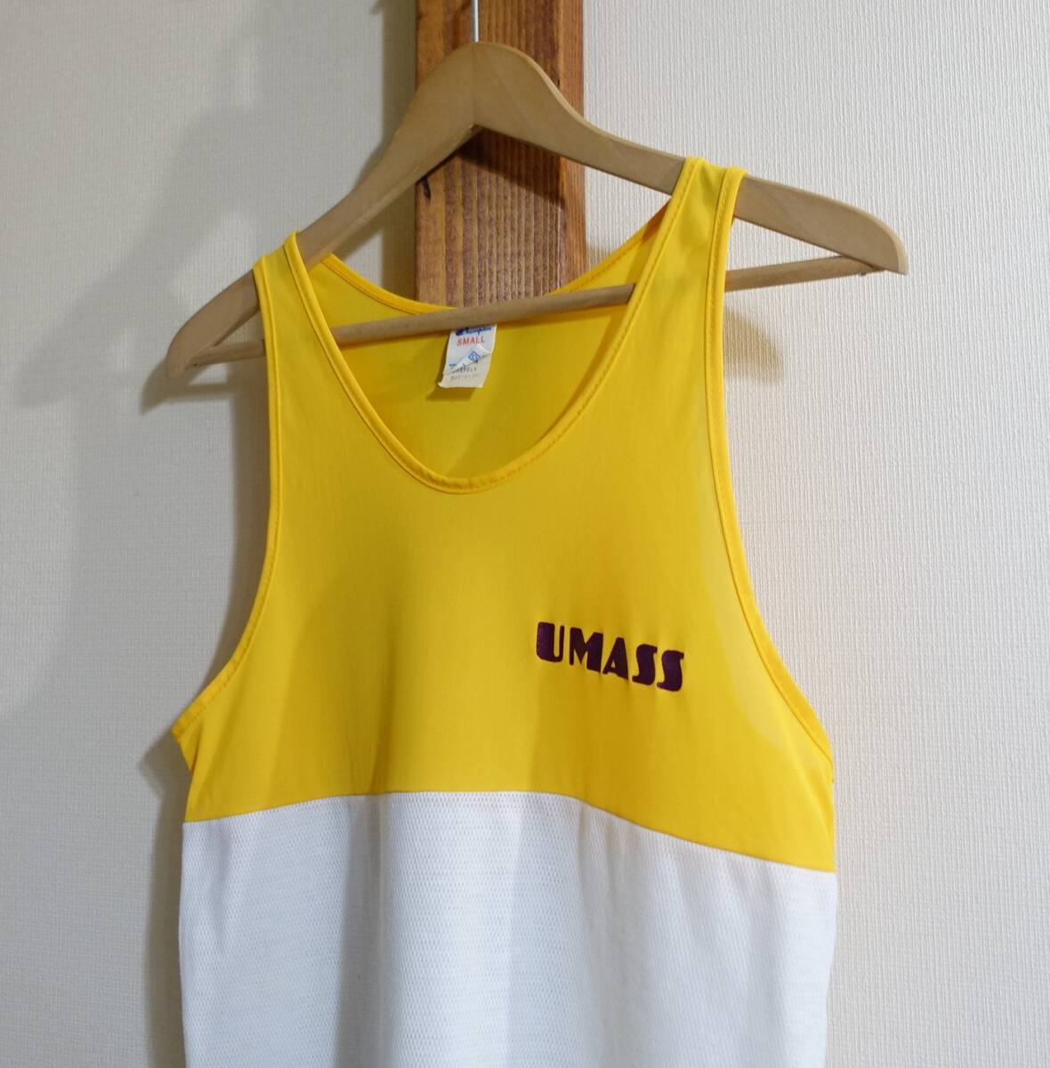 1980'S VINTAGE USA古着★Champion/チャンピオン◆タンクトップ トリコロールタグ トリコタグ UMASS カレッジ MADEIN USA アメリカ製_画像3