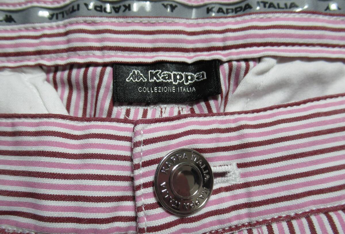 Kappa Golf/カッパ ゴルフ/カッパゴルフ◆パンツ スラックス ストレッチ ストライプ ピンク系 KG412PA24 Phenix フェニックス GOLF ゴルフ_画像7