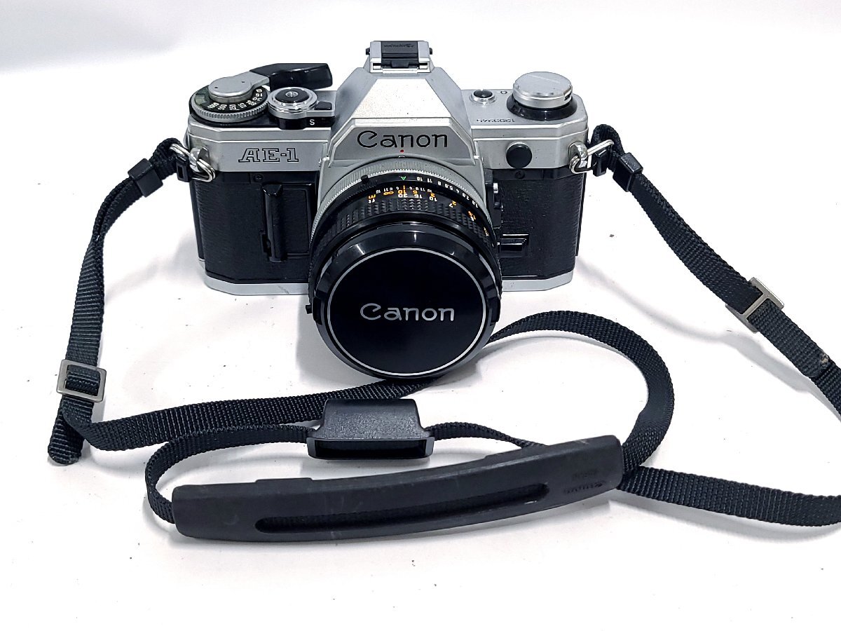 Canon AE-1 LENS FD 50mm 1:1.8 S.C. 一眼レフ フィルムカメラ ボディ レンズ シャッター可 M214OAの画像7