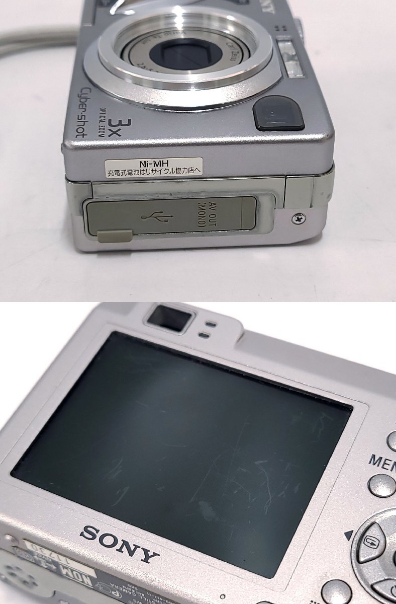 SONY ソニー Cyber-shot サイバーショット DSC-W5 コンパクトデジタルカメラ 通電OK 2.5型液晶モニター M149OCの画像5