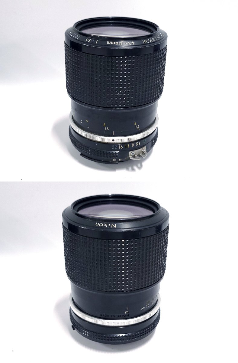 Nikon ニコン FE Zoom-NIKKOR 43-86mm 1:3.5 一眼レフ フィルムカメラ ブラックボディ レンズ M167NC_画像8